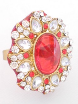 Kundan Finger Ring